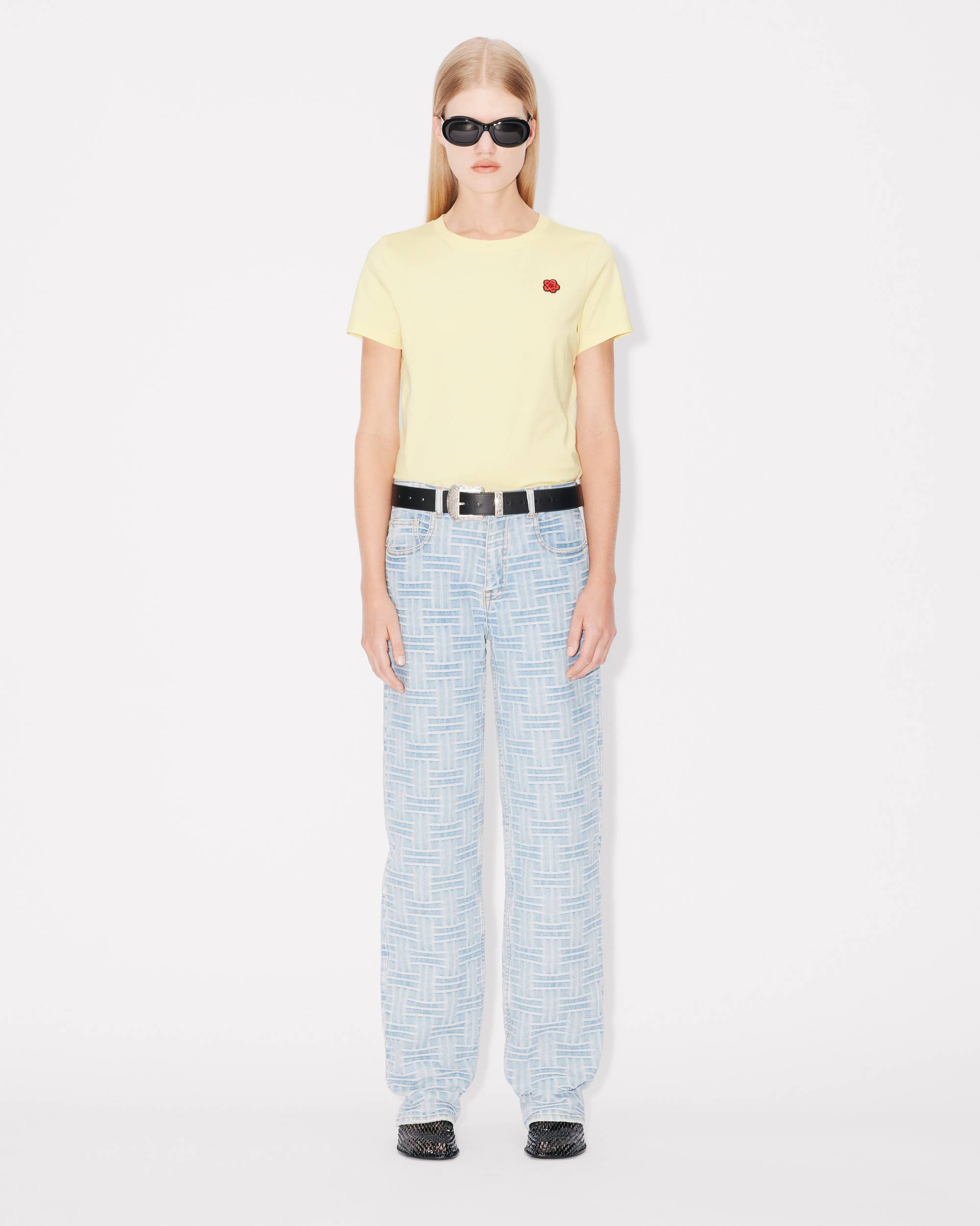 'Boke Flower' embroidered T-shirt in cotton - 5