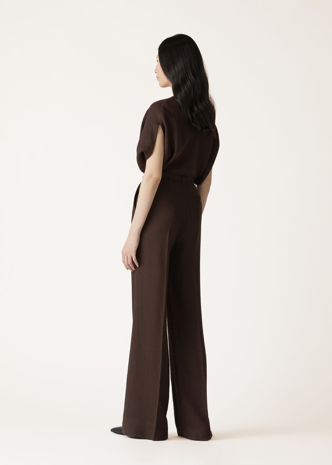 パンツ LORO PIANA EMMIT TROUSERS LORO PIANA Emmit linen flared pants | NET-A-PORTER