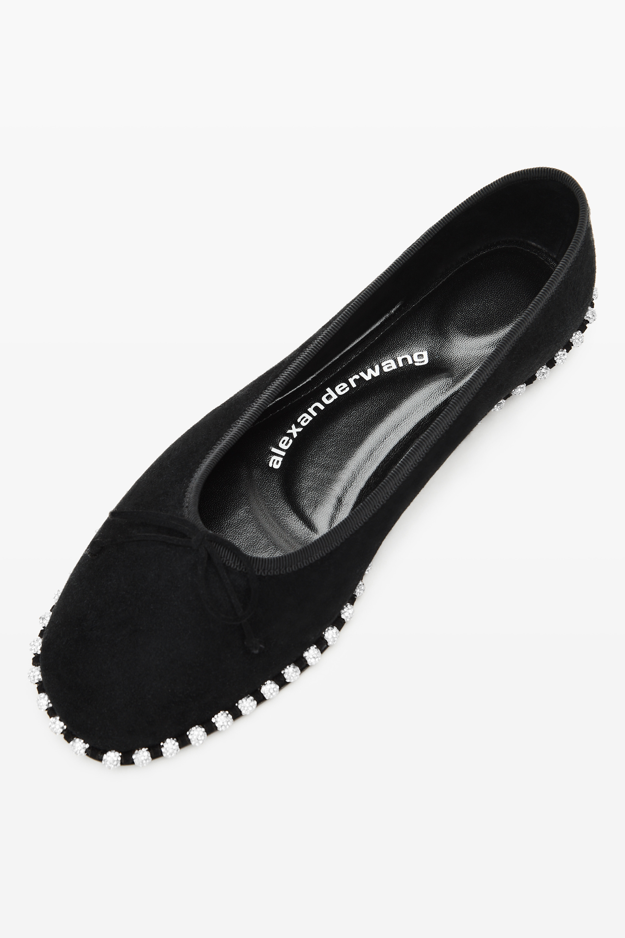 Black Suede Lina Flat - 4