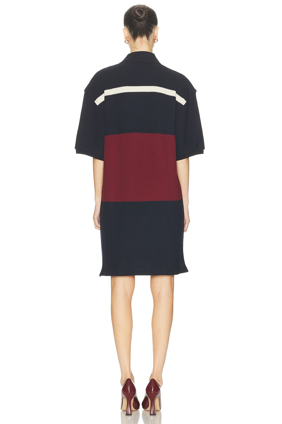 Short Sleeve Polo Dress - 3