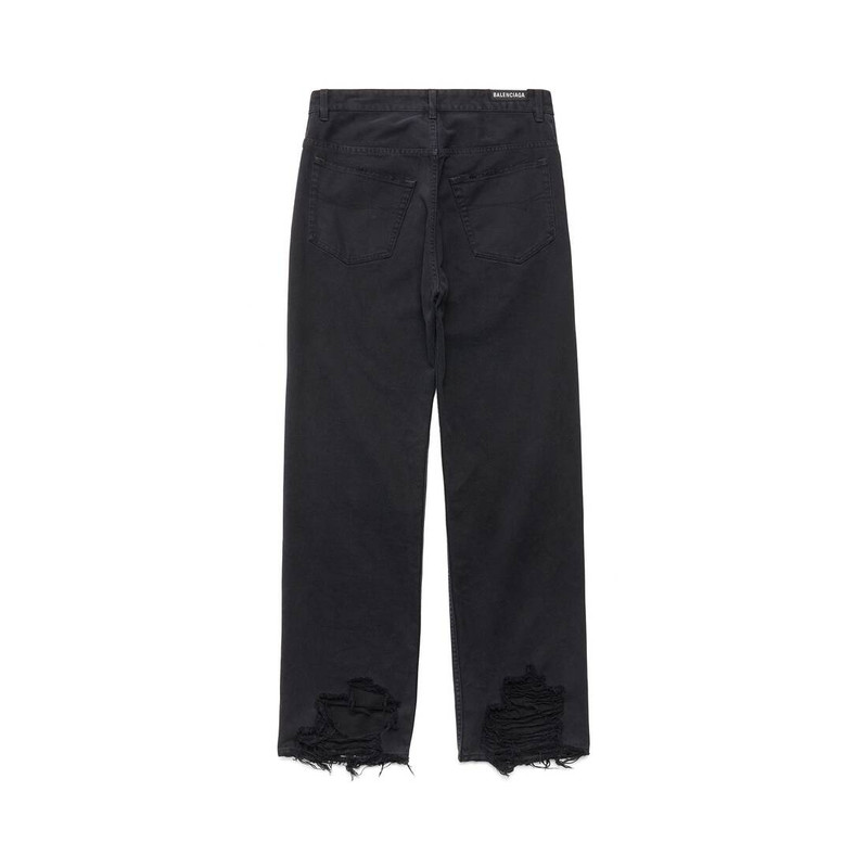 BALENCIAGA Medium Fit Pants in Black outlook