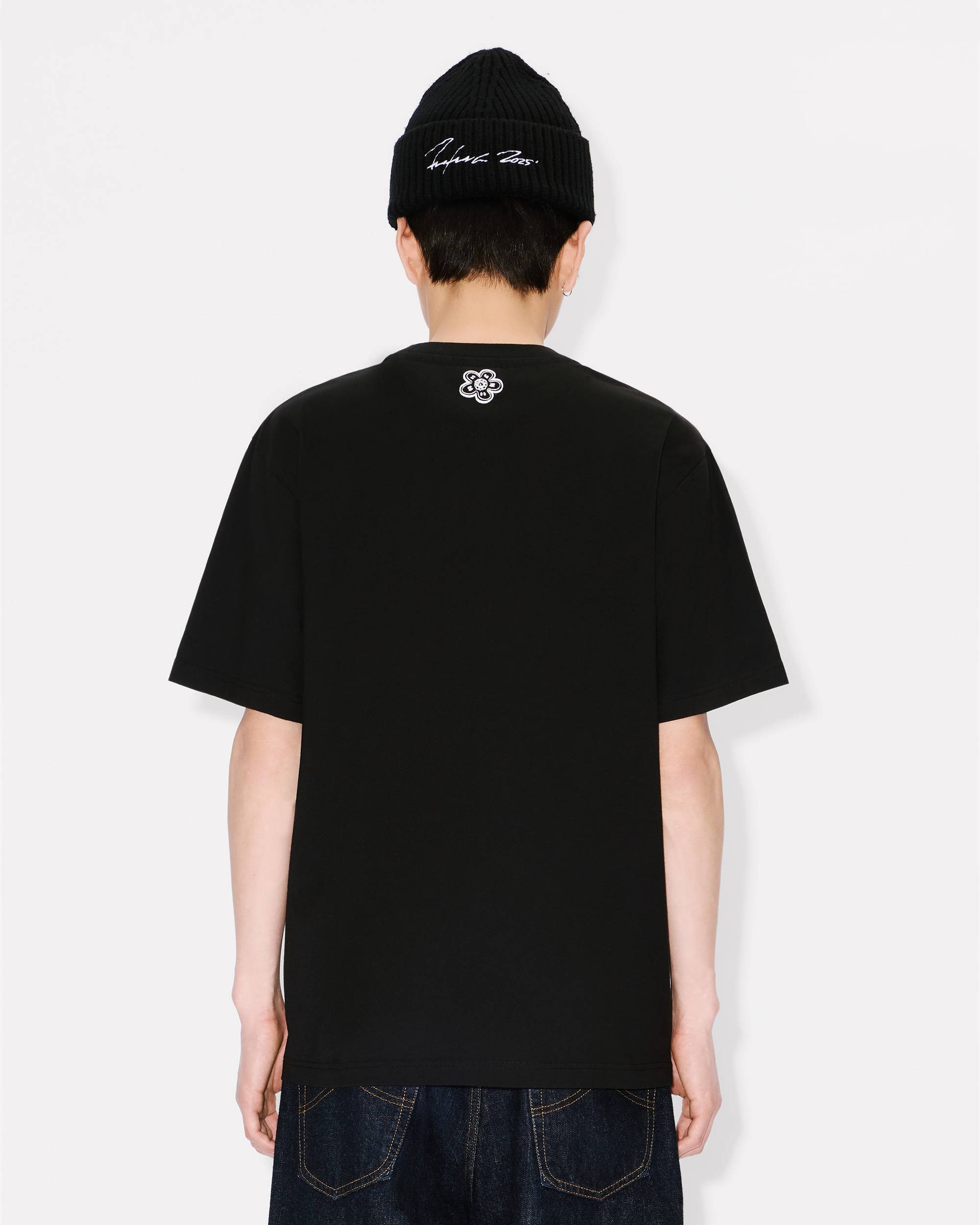 'Kenzo x Futura 2000' embroidered T-shirt in cotton - 4