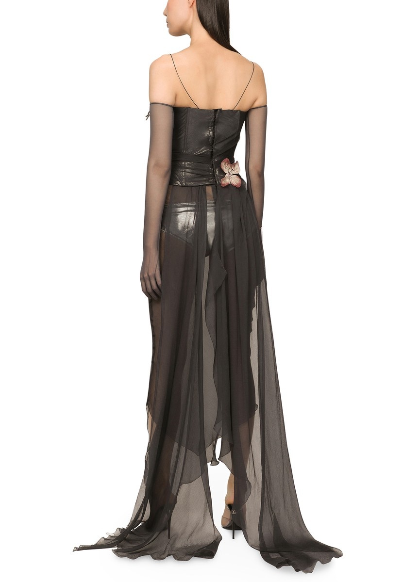 KIM DOLCE&GABBANA chiffon dress - 3