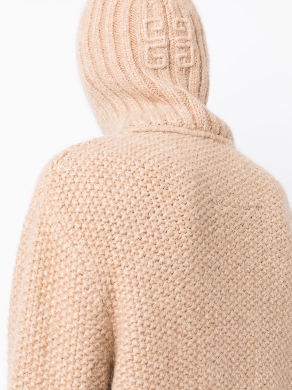 4G motif-embroidered balaclava jumper - 5