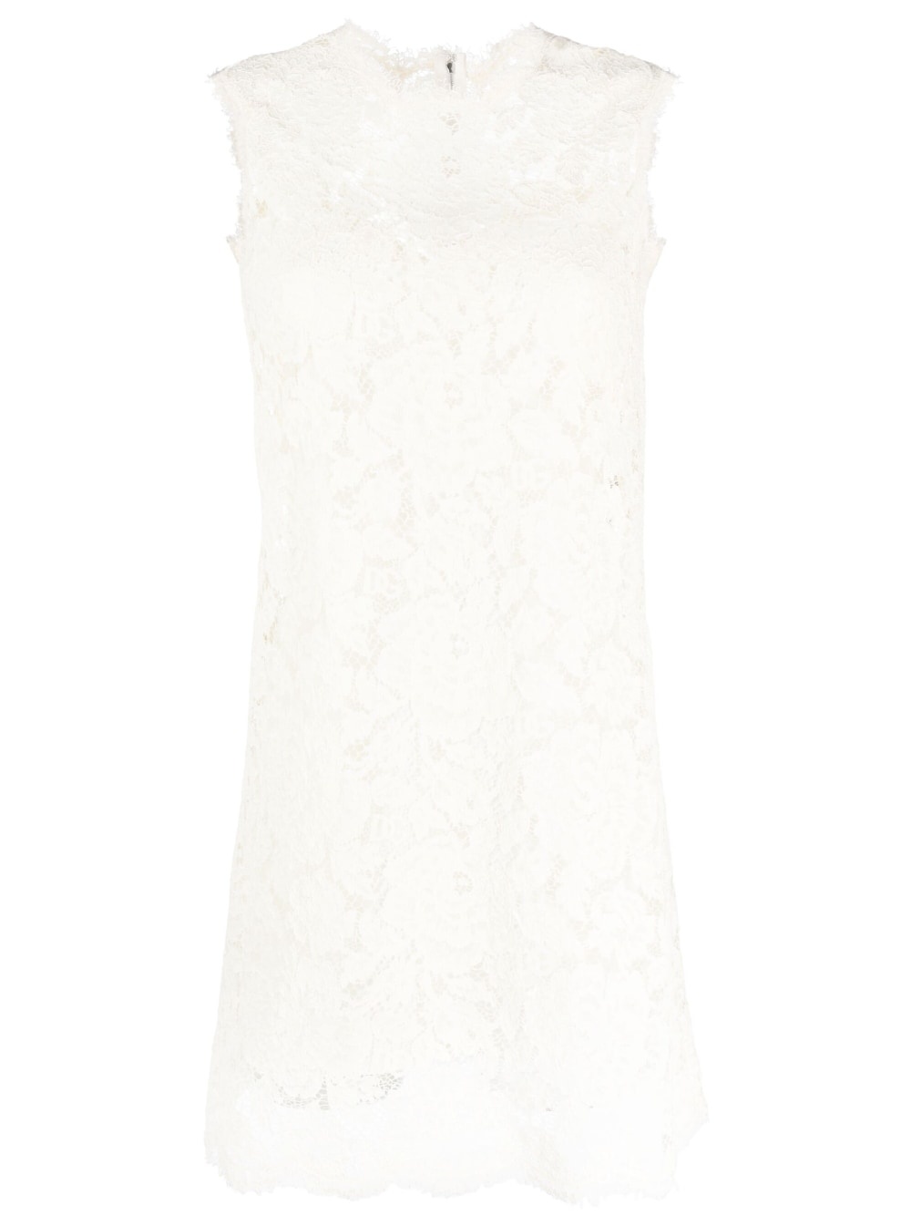 sleeveless lace minidress - 1