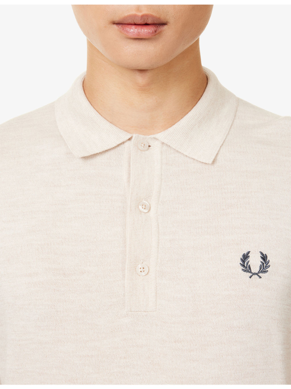 Embroidered-Logo Long-Sleeve Knitted Top - 5