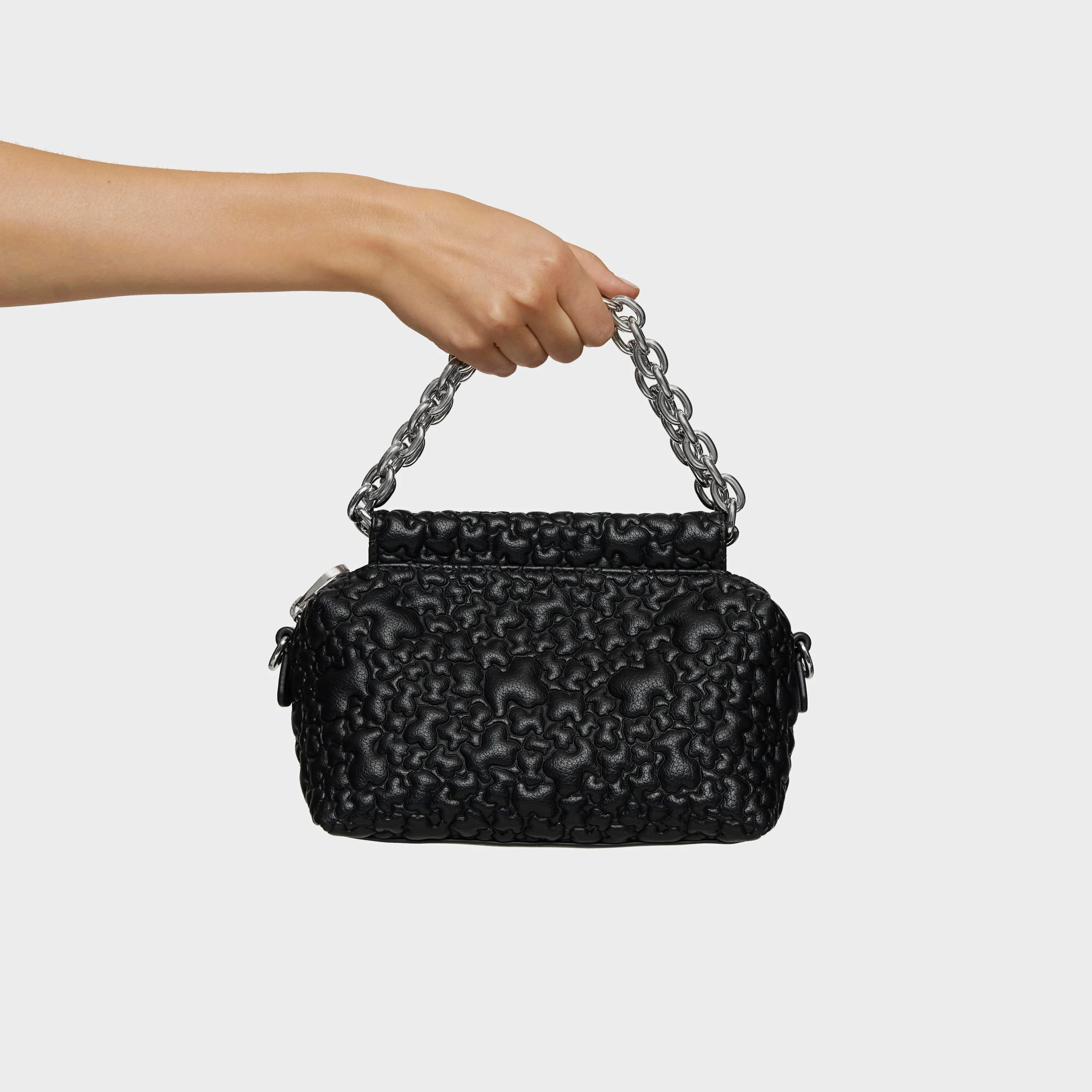 Small black Crossbody bag TOUS Jane Puffy Bear - 1