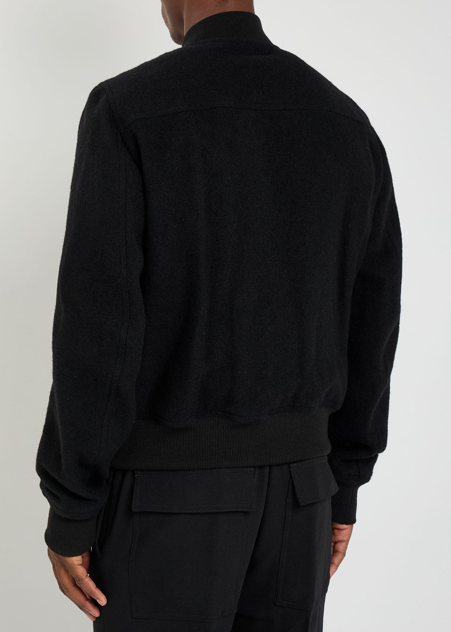 Rick Owens Bauhaus Flight Wool Bomber Jacket - 3