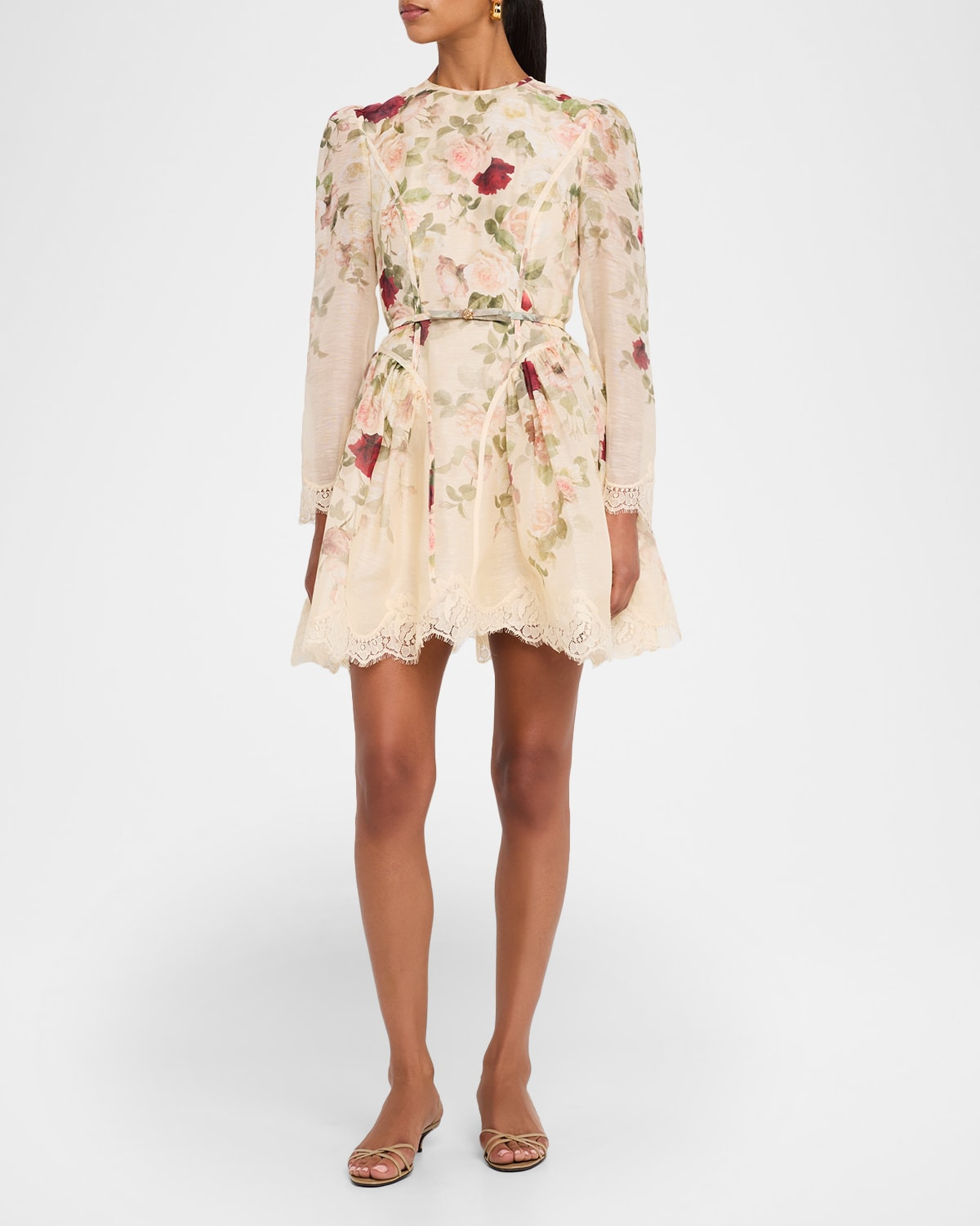 【Zimmermann】LUMINOSITY RUCHED MINI DRESS ミニドレス Zimmermann LUMINOSITY RUCHED MINI DRESS | REVERSIBLE
