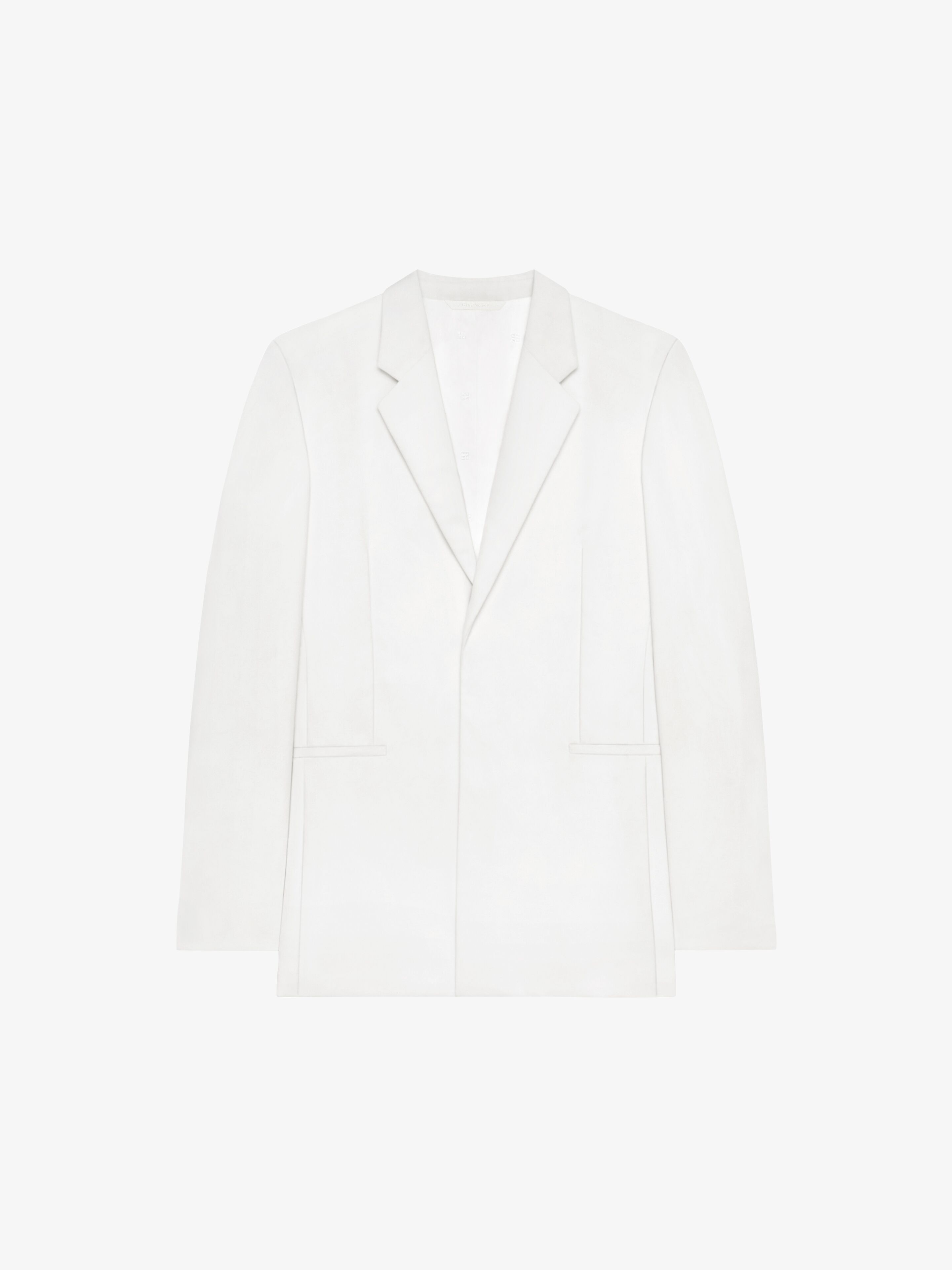 EXTRA FITTED JACKET IN WOOL AND MOHAIR - 1