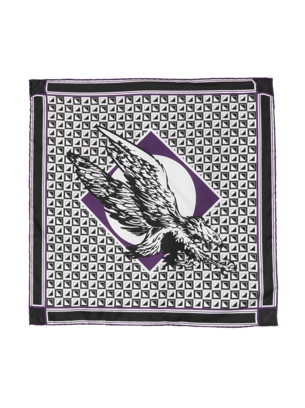 x Future eagle-print silk scarf - 1