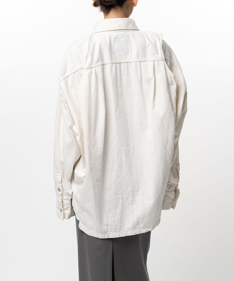 Vest Combined Denim Shirt 7