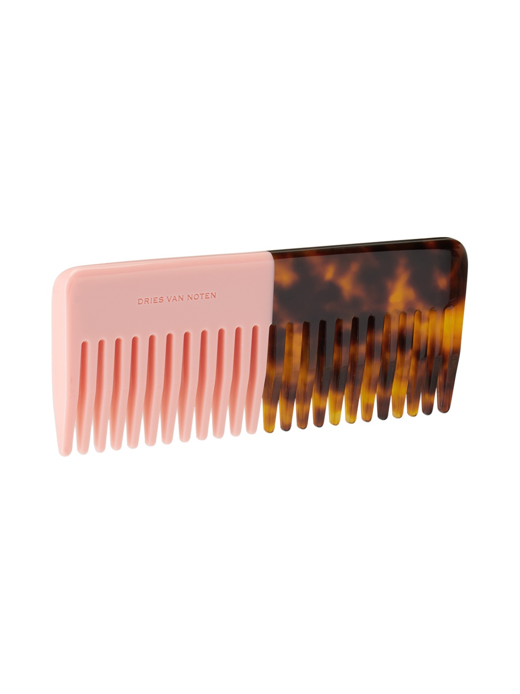 Pink & Brown Resin Comb - 2