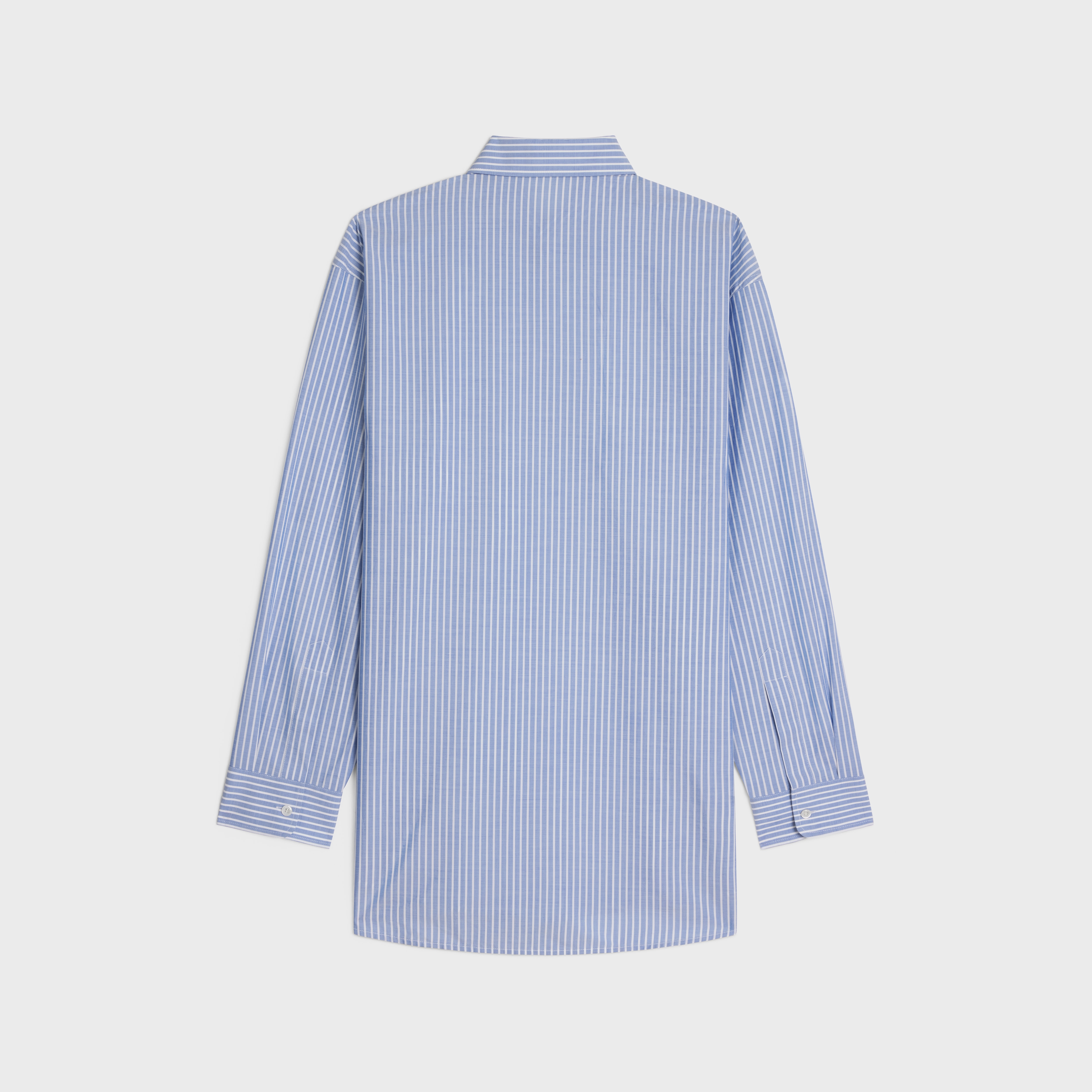 oversized shirt in striped cotton - 2