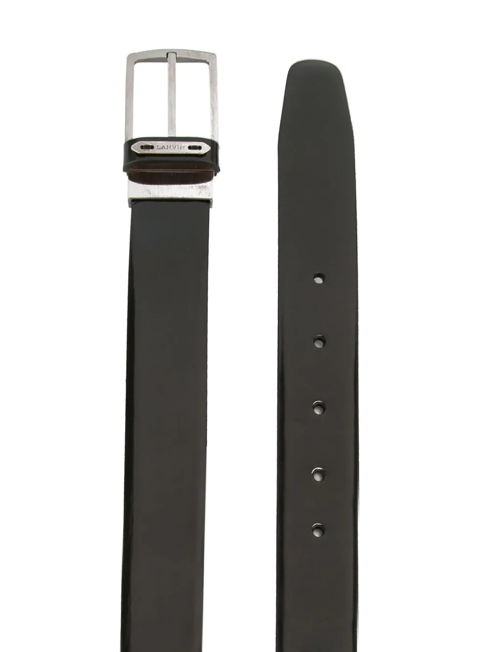 leather buckle belt - 2