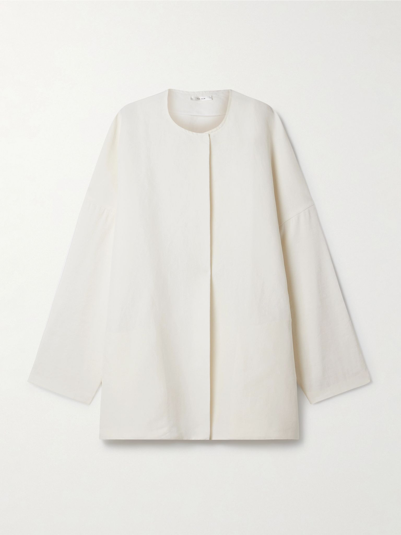 Elke oversized silk jacket White - 1