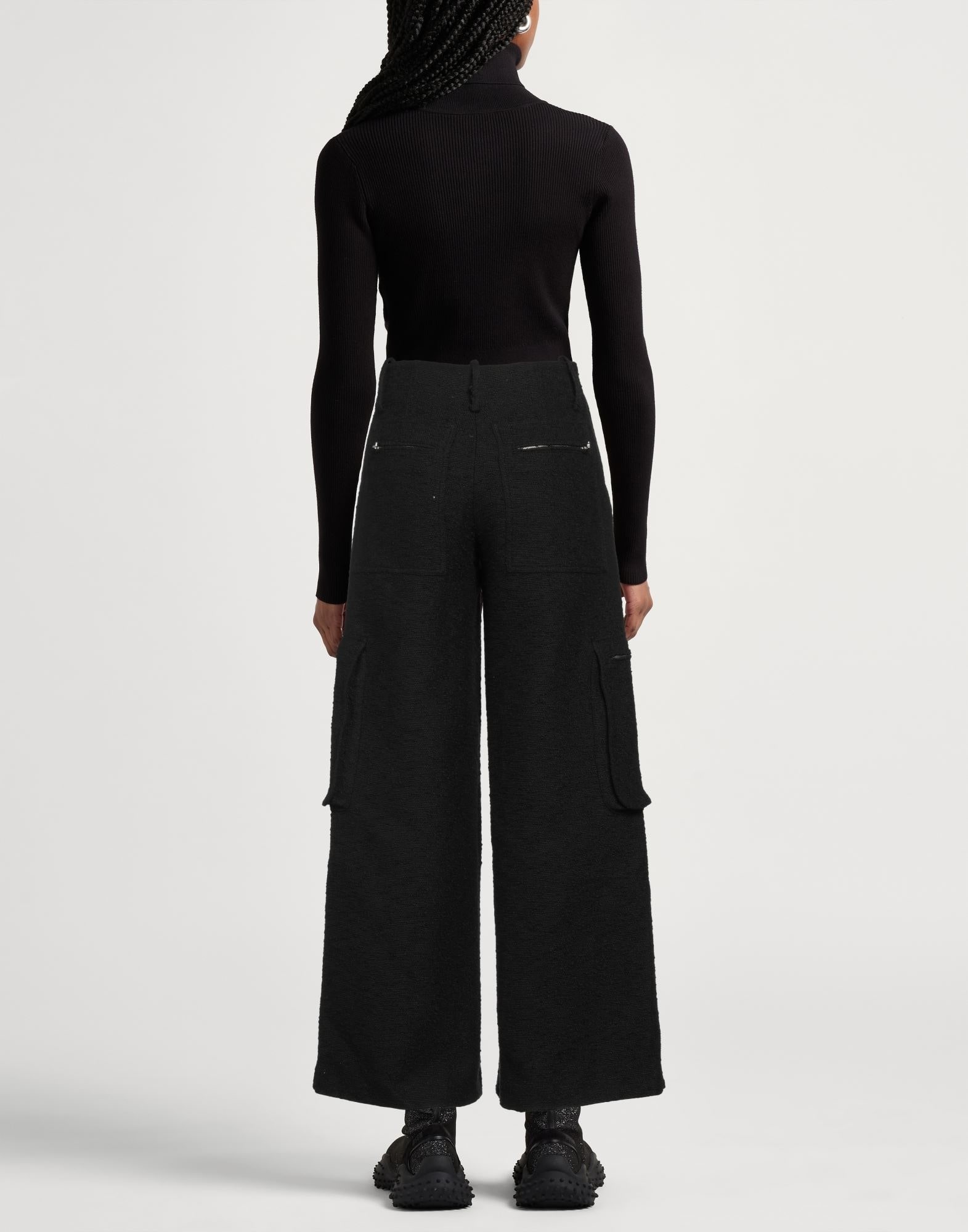 Black Women's Casual Pants - 3