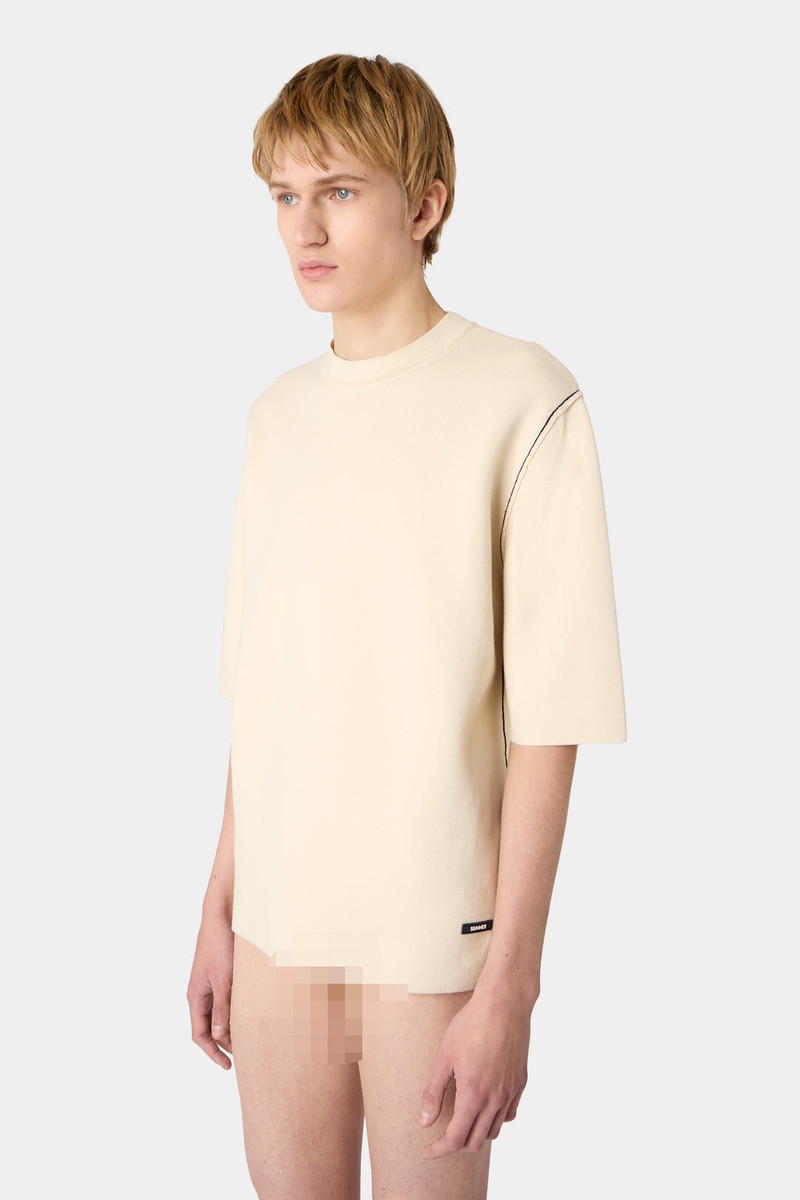 SUNNEI MAGLIAUNITA T-SHIRT / cream outlook