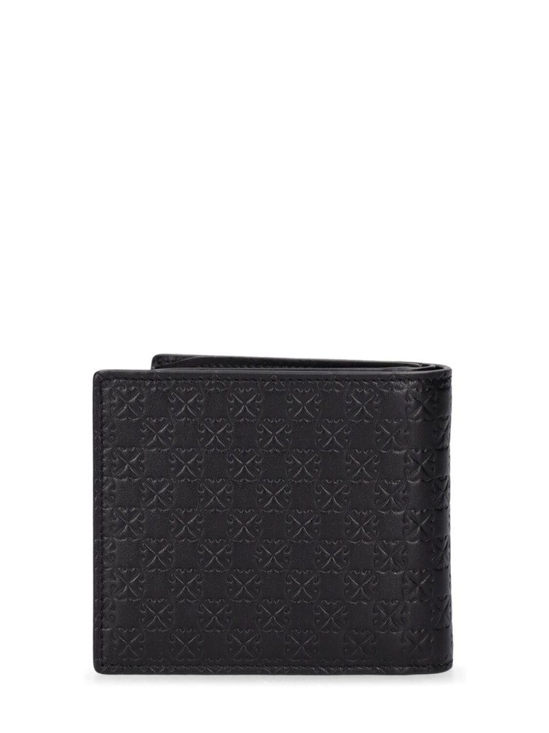 Monogram leather bifold wallet - 3