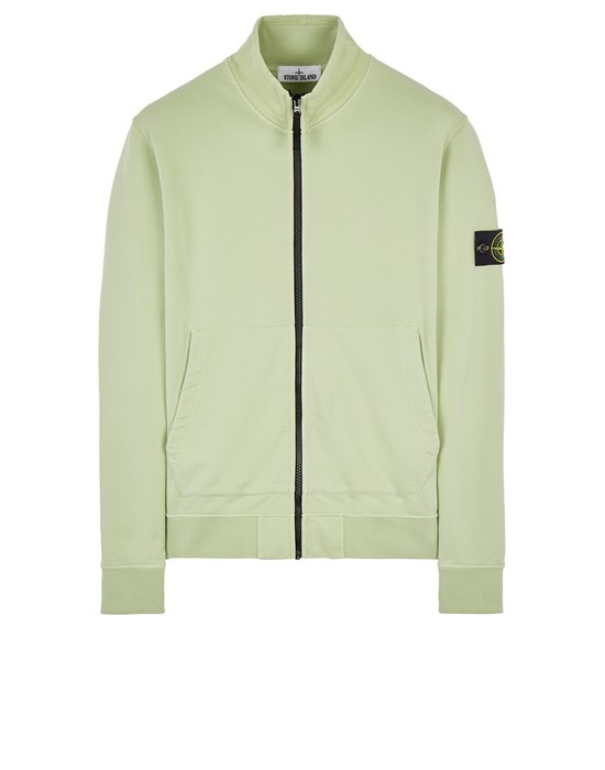 64351 GARMENT-DYED_COTTON FLEECE  LIGHT GREEN - 1