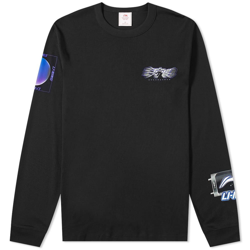 Li-Ning Long Sleeve Hands Globe Tee - 1