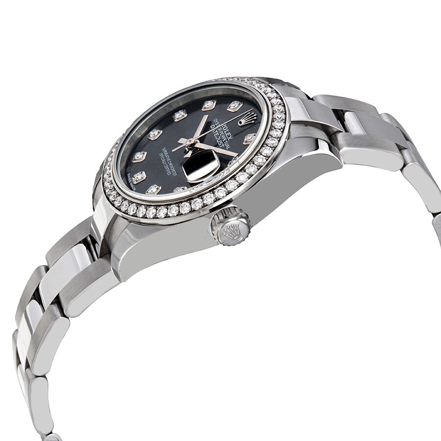 Rolex Lady Datejust Automatic Grey Diamond Dial Ladies Oyster Watch 279384GYDO - 2