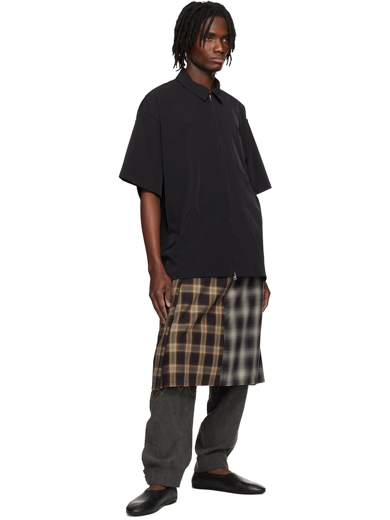 Song for the Mute Black Zip Up Gym Shirt outlook