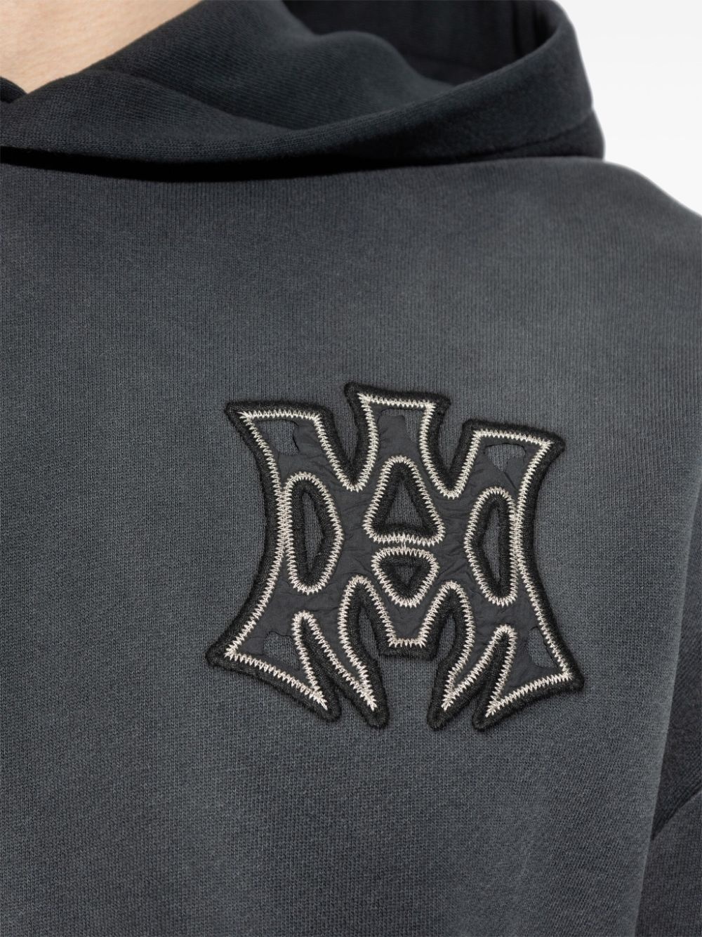 logo-embroidered hoodie - 5