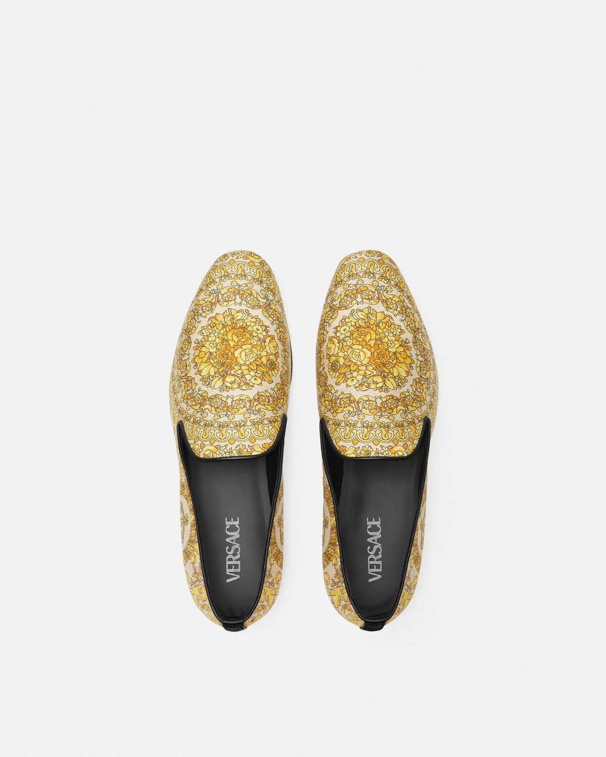 Barocco Satin Slippers - 4