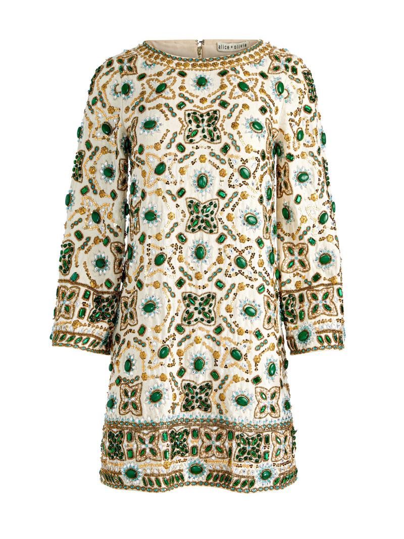 ELEONORA EMBELLISHED TUNIC DRESS 1