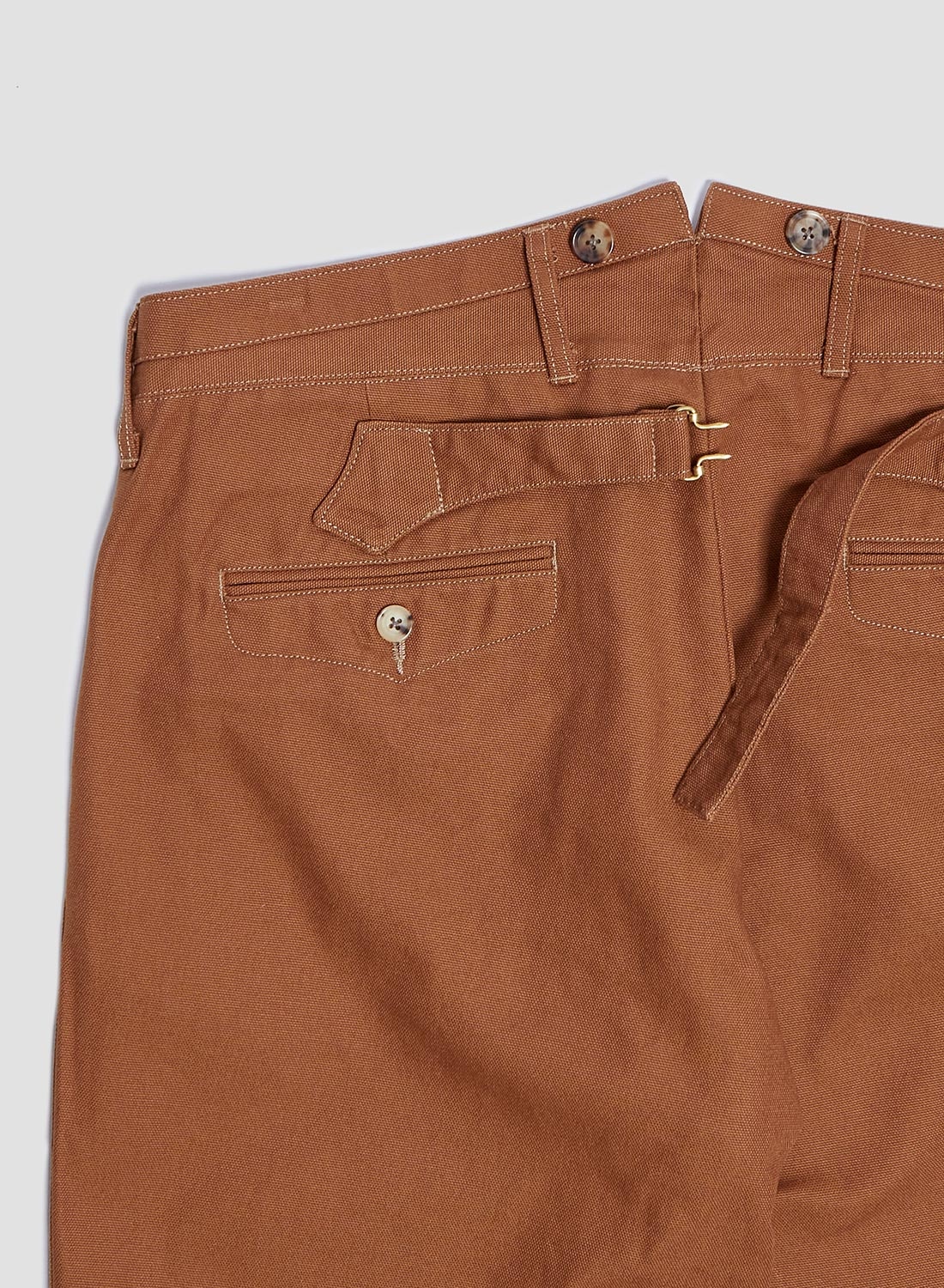 Adjustable Costume Duck Style Baggy Pants Brown - 6
