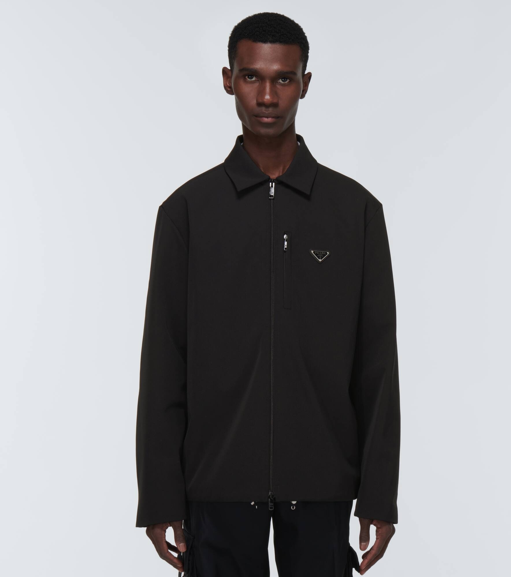 Re-Nylon zipped shirt - 3