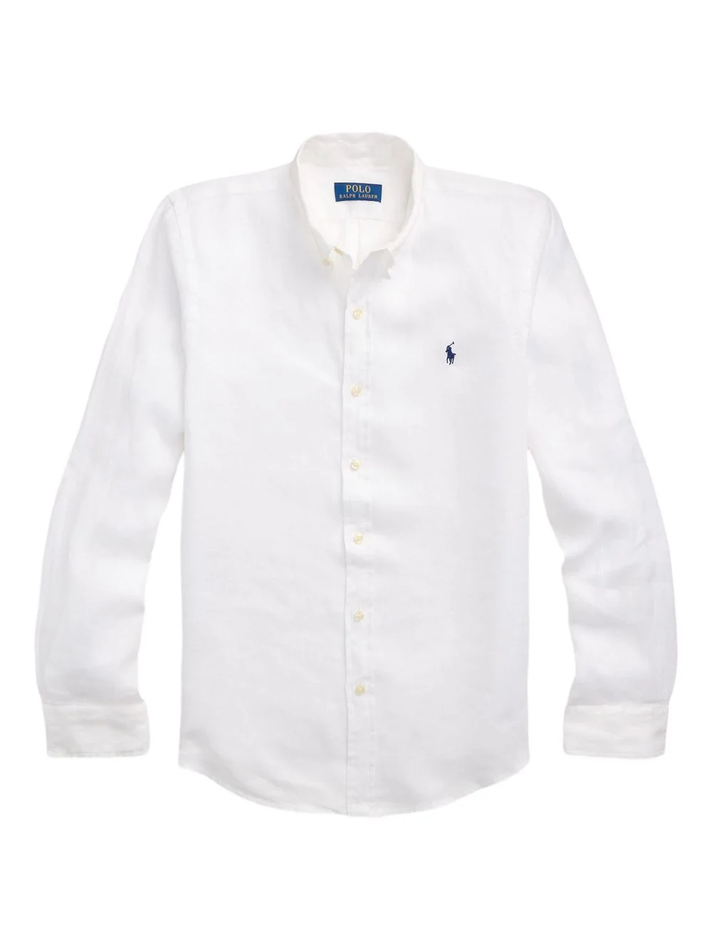 long-sleeve linen shirt - 1
