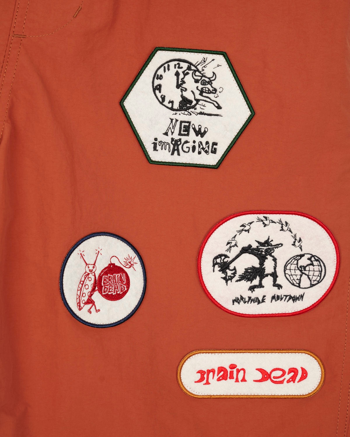 Nylon Baggy Climber Short - Rust - 3