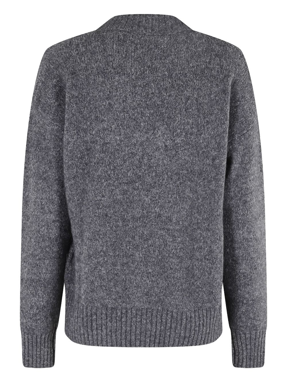 V-neck wool sweater - 2