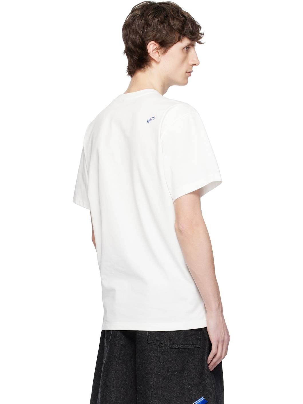 White Edca Product. 52 T-shirt - 3
