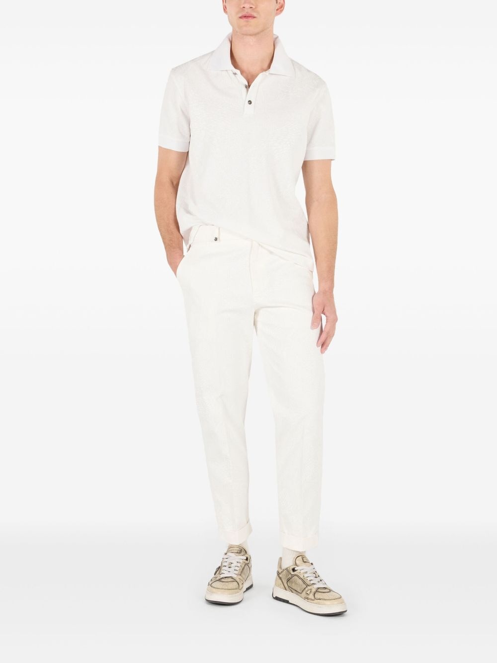 python-print polo shirt - 2
