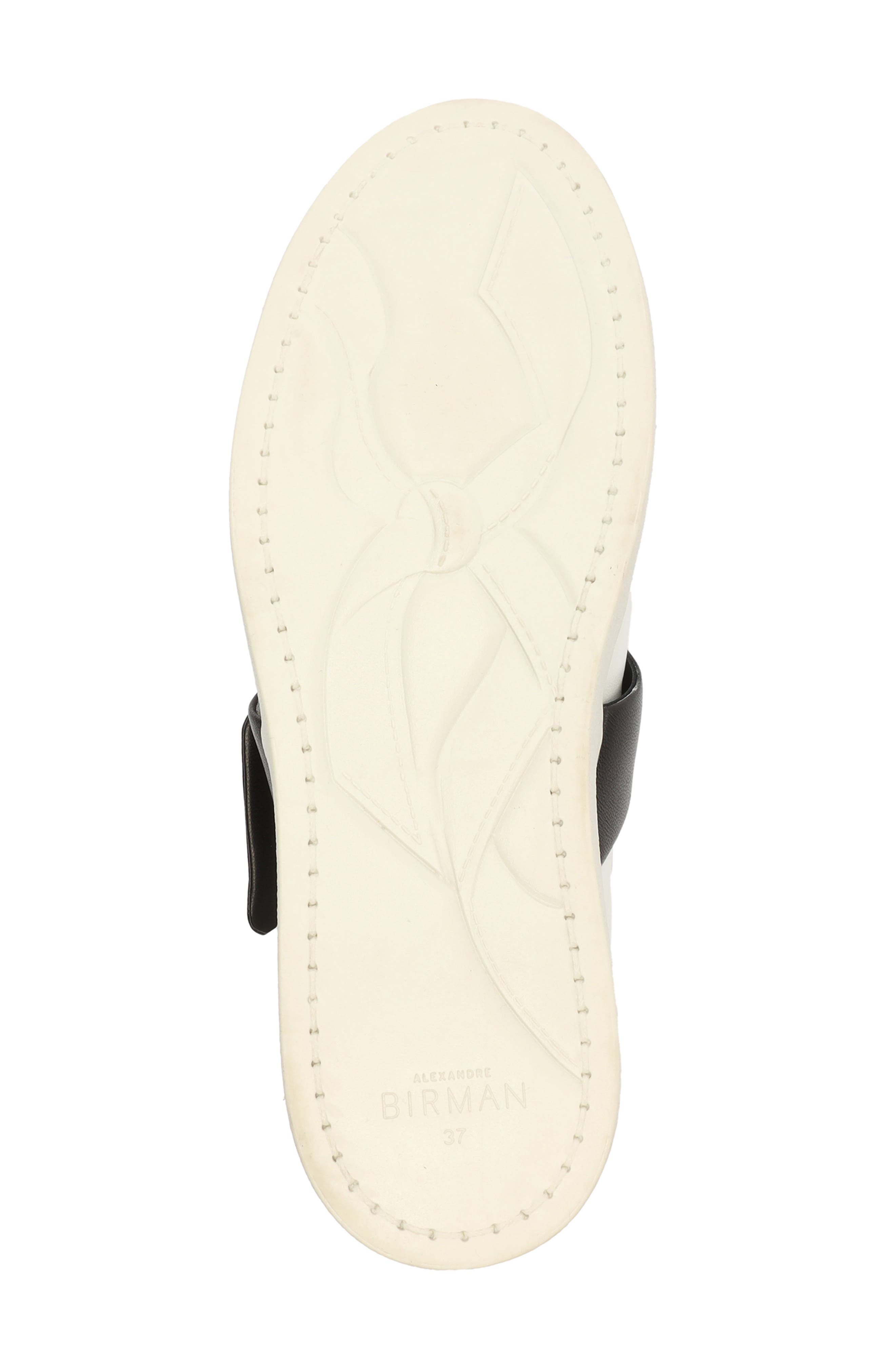 Alexandre Birman Clarita Bow Slip-On Sneaker in White/Black at Nordstrom - 6