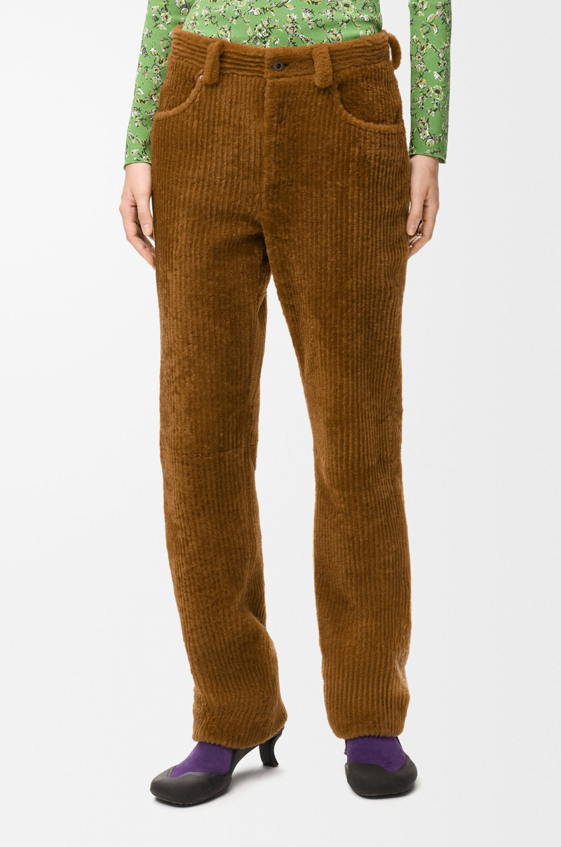 Trousers in shearling corduroy 3