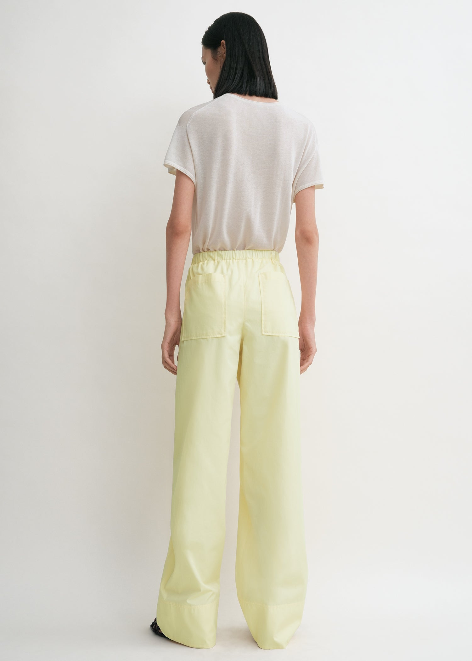 Twisted seam boxer trousers straw - 4