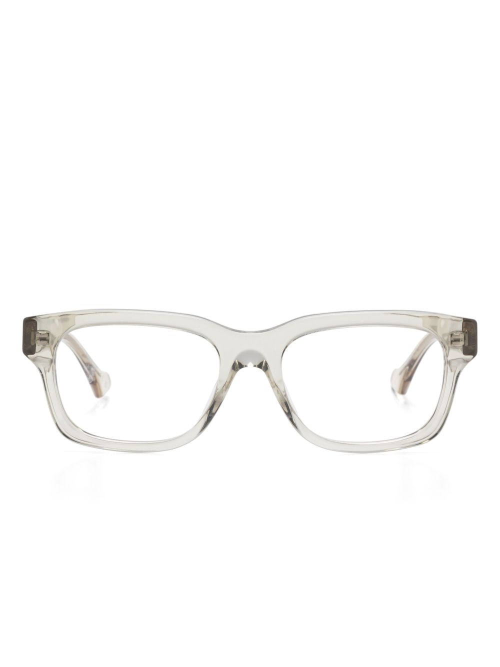square-frame glasses - 1