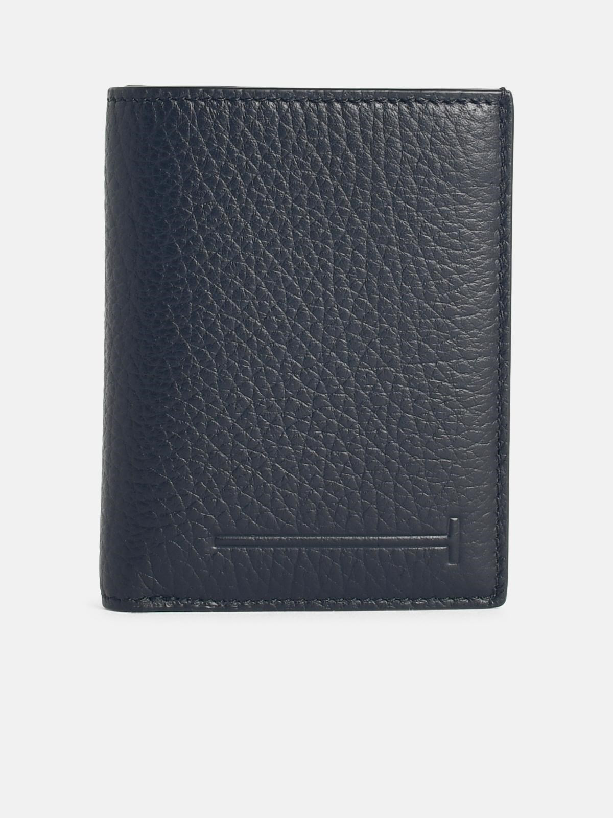 BLACK LEATHER CARDHOLDER - 3