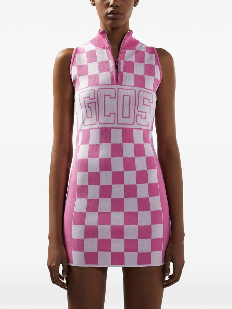logo-print minidress 3
