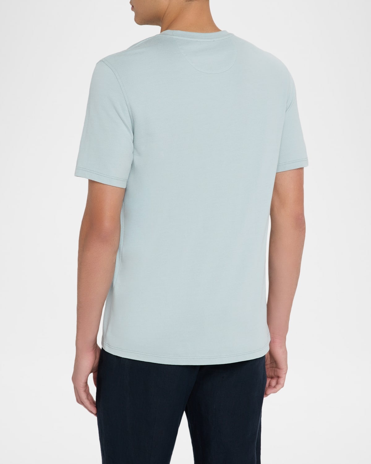 Men's Birdseye Jacquard Pima Cotton T-Shirt - 3