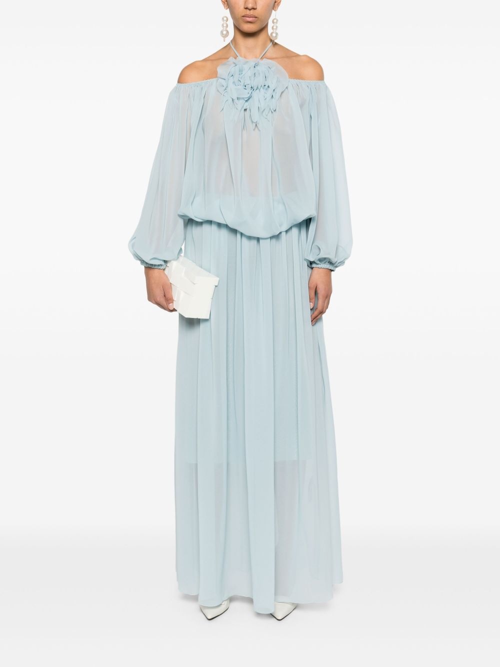 georgette maxi dress - 2