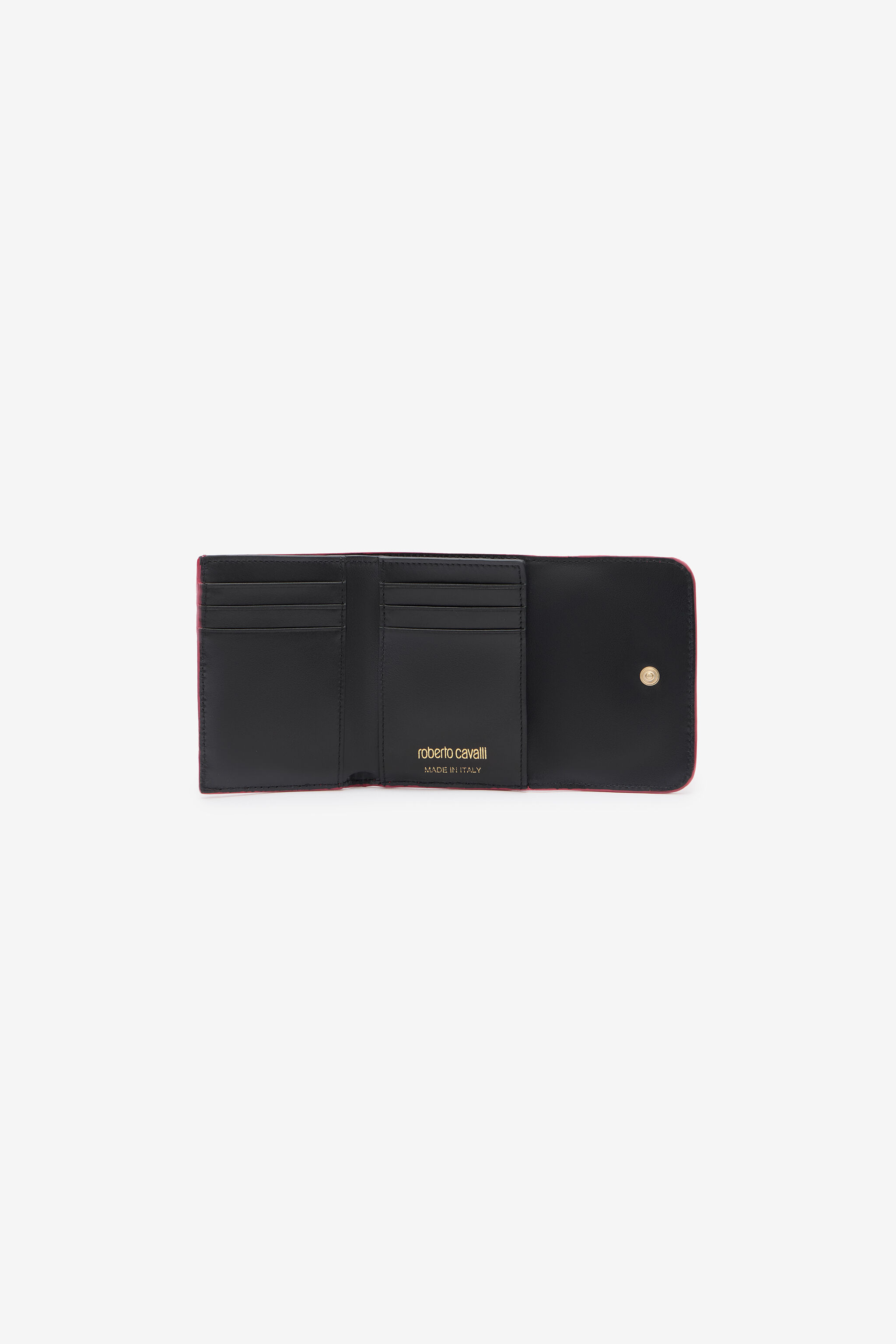 Crocodile-Effect Square Card Holder - 4