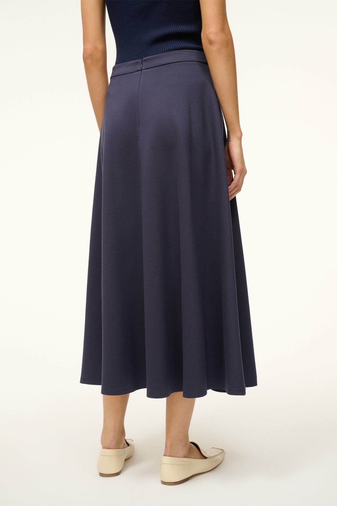 STAUD LIGHTHOUSE SKIRT NAVY - 3