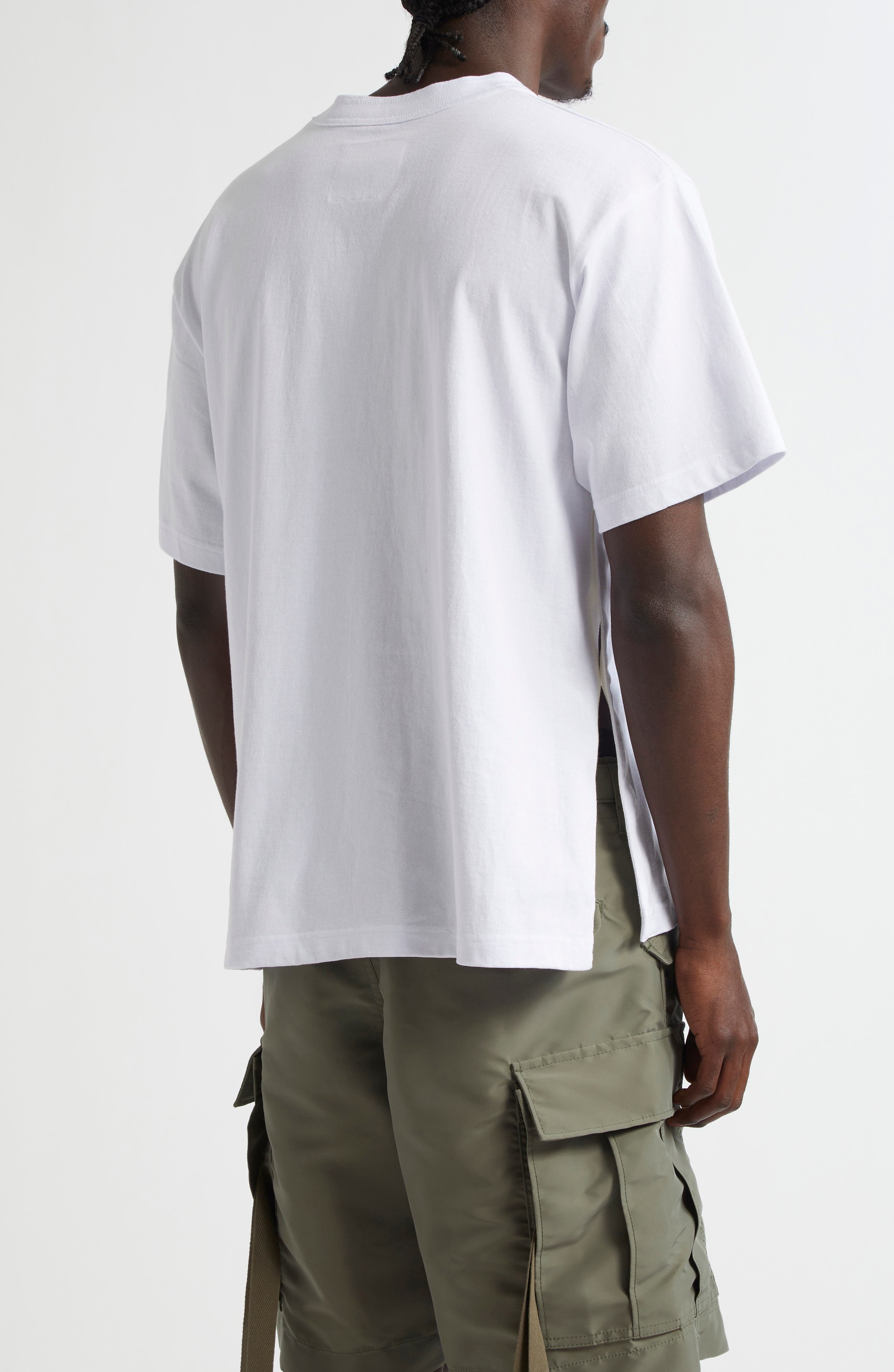 Sacai Cotton Pocket T-Shirt in White 101 at Nordstrom - 2