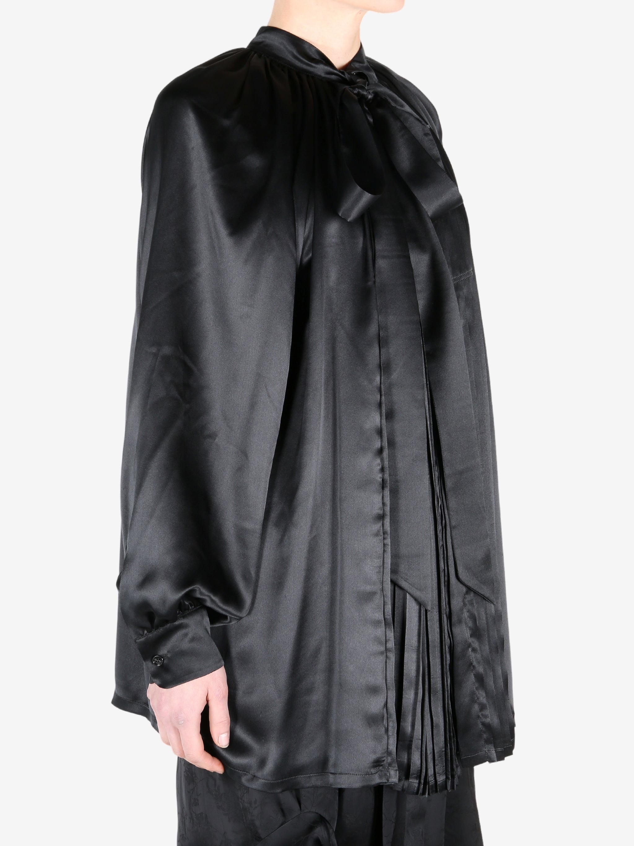 ANN DEMEULEMEESTER - Women Likki Comfort  Pleated Shirt - 2
