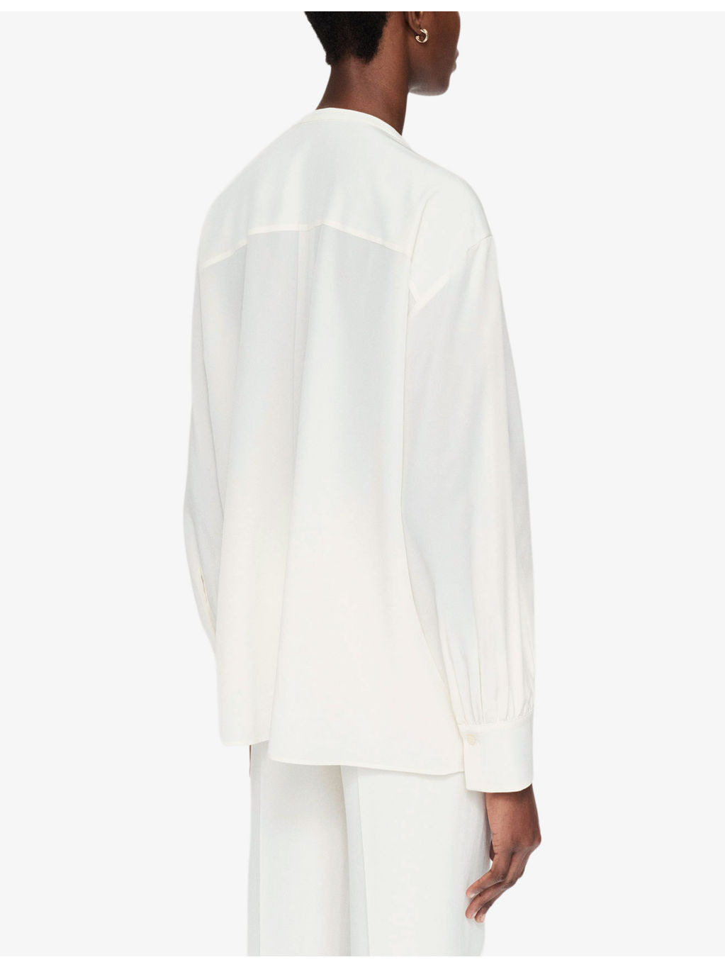 Blondel relaxed-fit silk crepe-de-chine blouse - 4